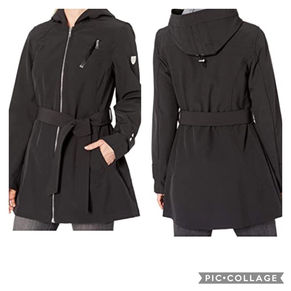 VINCE CAMUTO hooded and belted women’s jacket *NWT